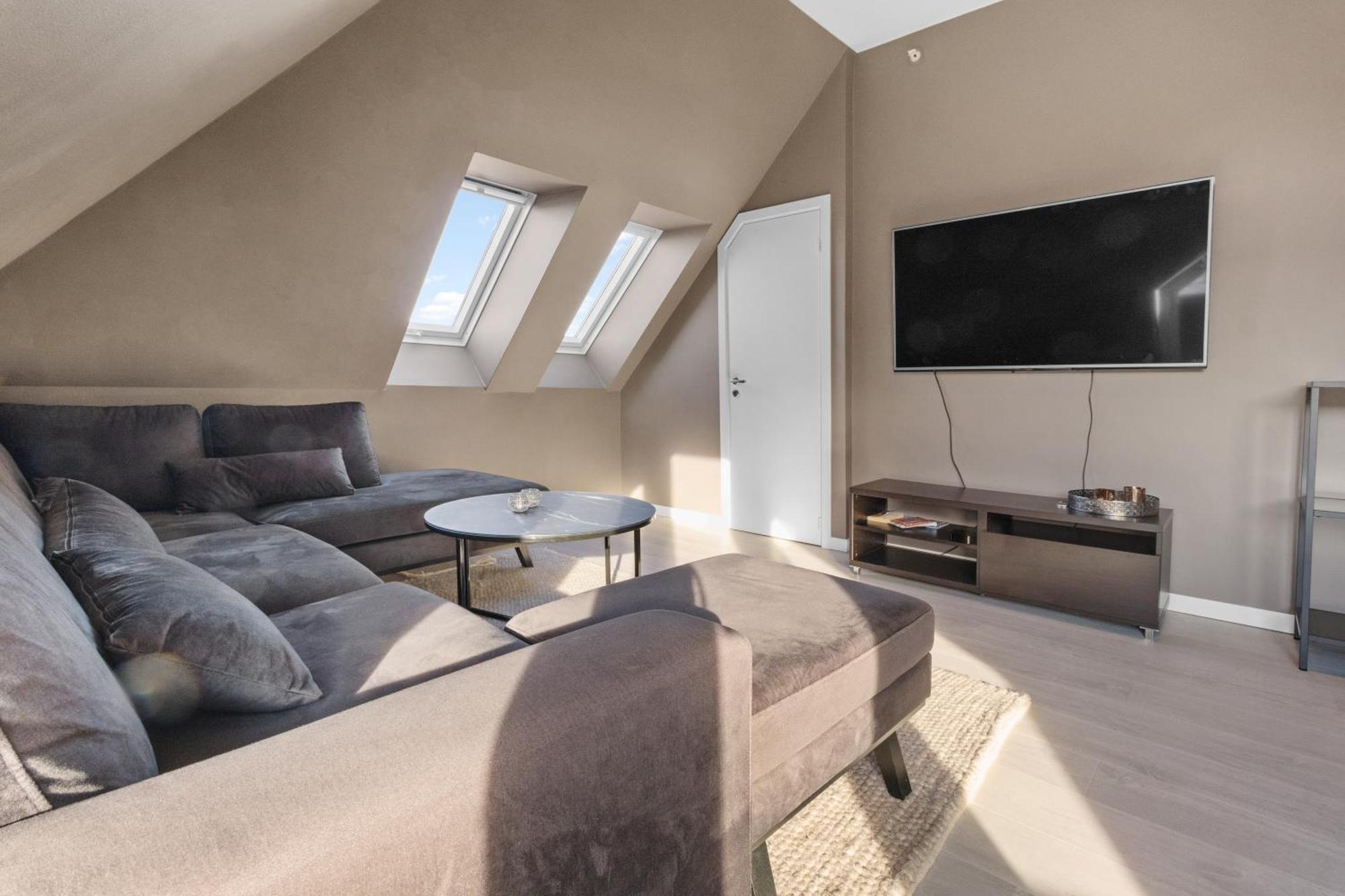 Penthouse Apartment In Bergen Exterior foto