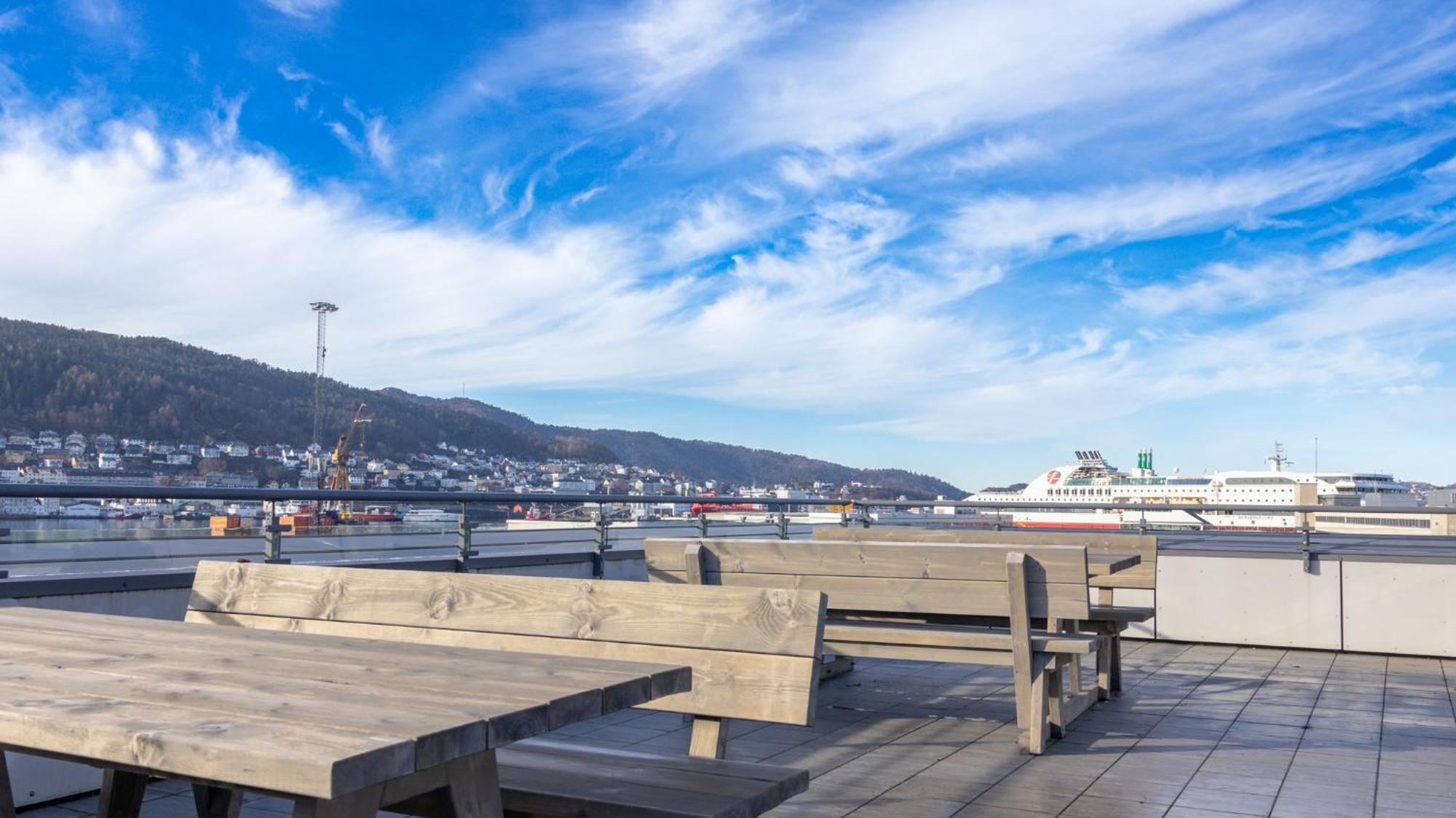 Penthouse Apartment In Bergen Exterior foto